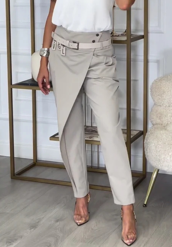 PANTALON ASIMETRICO ELEGANTE