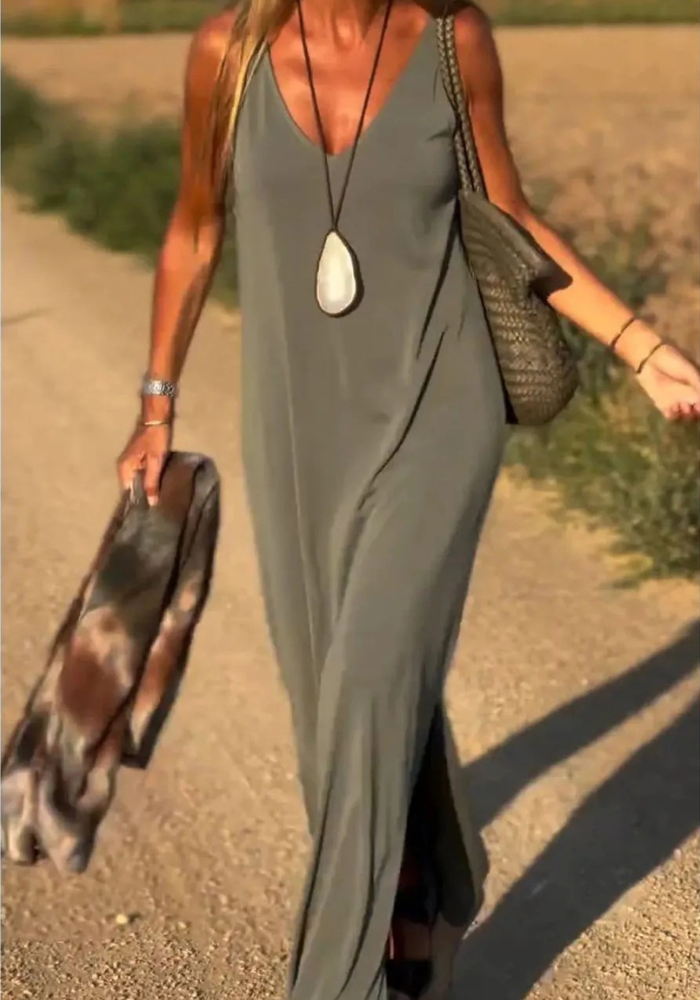 VESTIDO IBIZA CON ESCOTE EN V