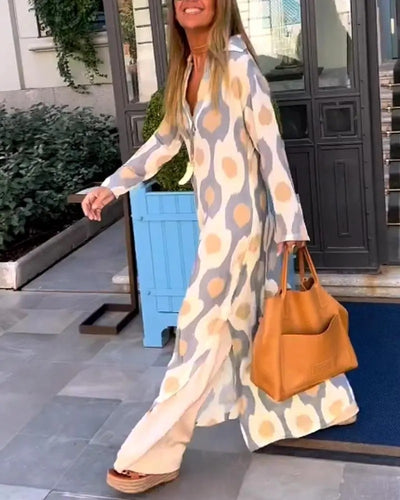 VESTIDO BOHEMIO CON ESTAMPADO IKAT