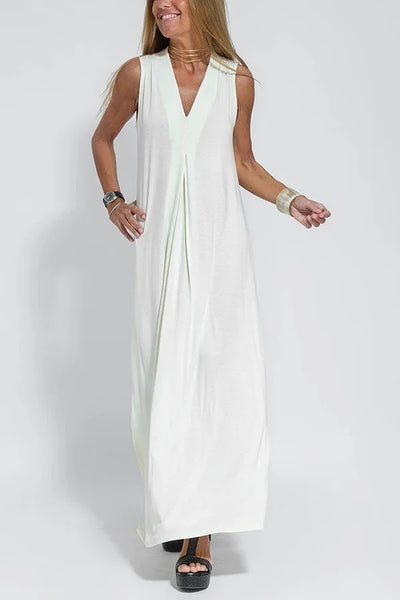 VESTIDO LARGO ELEGANTE + CARDIGAN DE REGALO - COLECCIÓN DELUXE VERANO