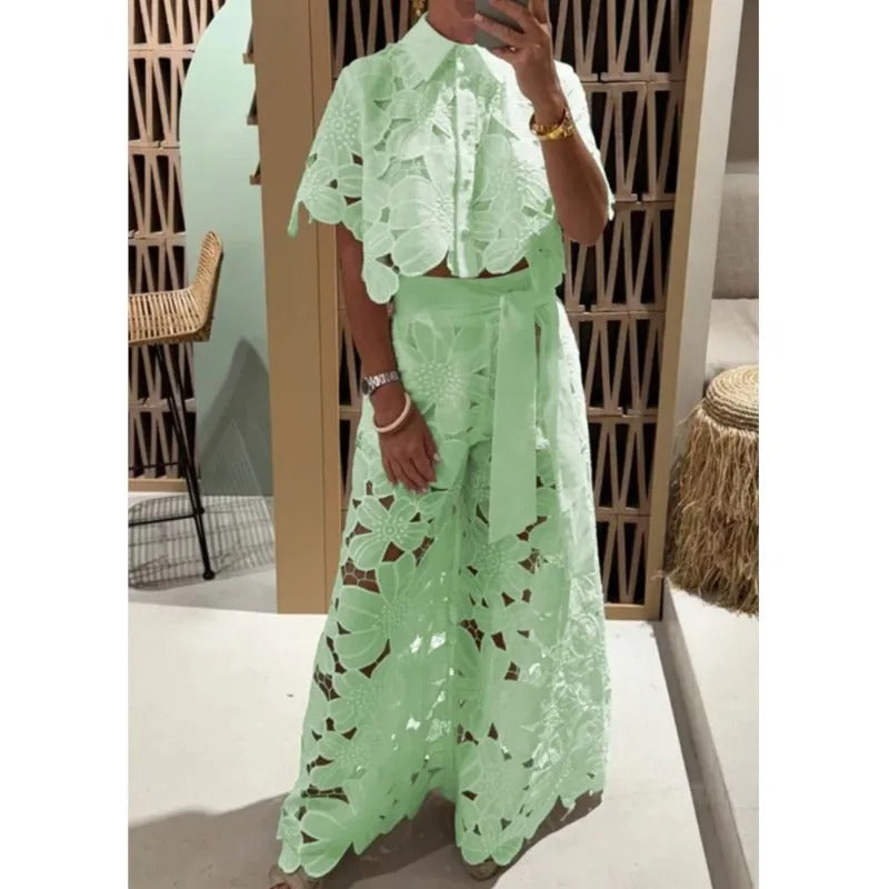 CONJUNTO DE ENCAJE - COLECCIÓN DELUXE VERANO