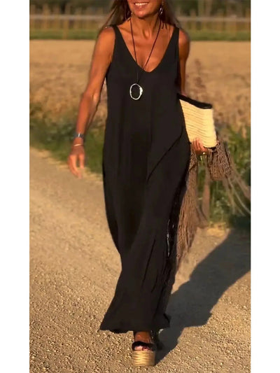 VESTIDO IBIZA CON ESCOTE EN V