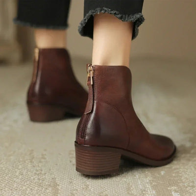 BOTINES CHARLINE CON CREMALLERA TRASERA