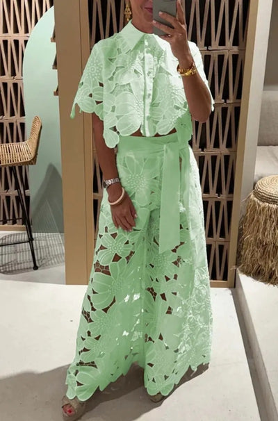 CONJUNTO DE ENCAJE - COLECCIÓN DELUXE VERANO